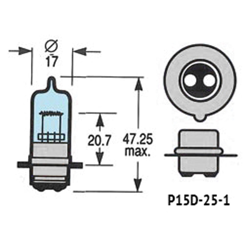 ITL BULB H6M-P15D 35/35W (1 PCS)