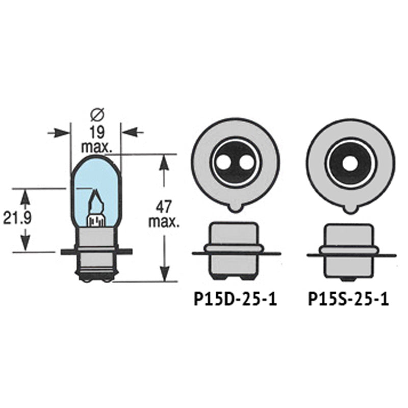 ITL BULB P15D-25-1