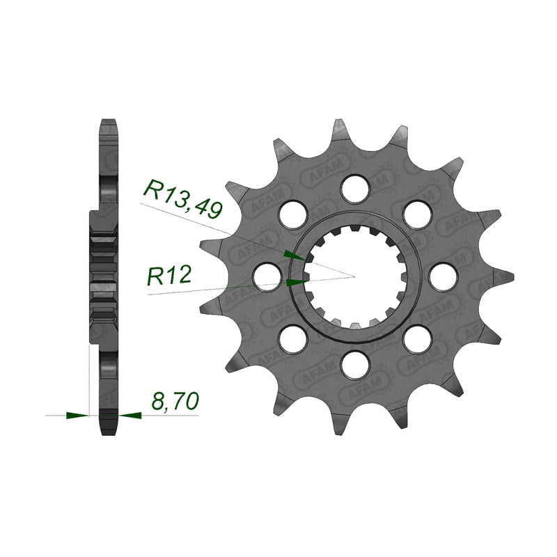 Afam AFAM Front Sprocket 520P 16T - (22902-16)