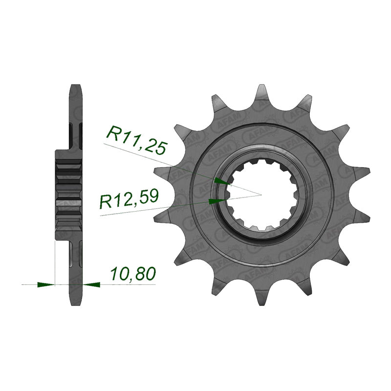 Afam AFAM Front Sprocket 520P 14T - (37400-14)