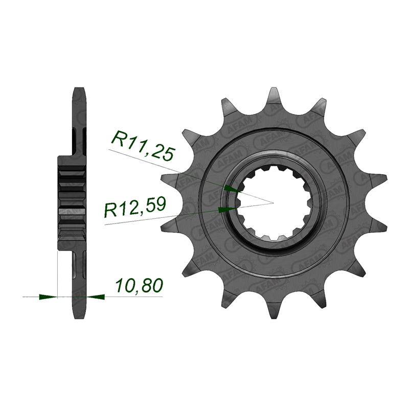 Afam AFAM Front Sprocket 520P 16T - (37400-16)