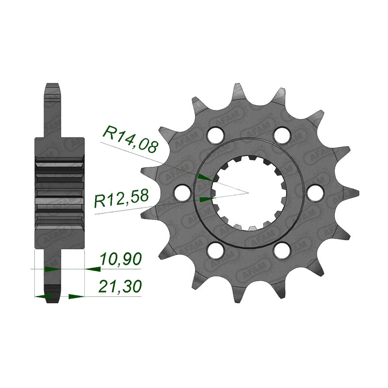 Afam AFAM Front Sprocket 525P 15T - (37600-15)