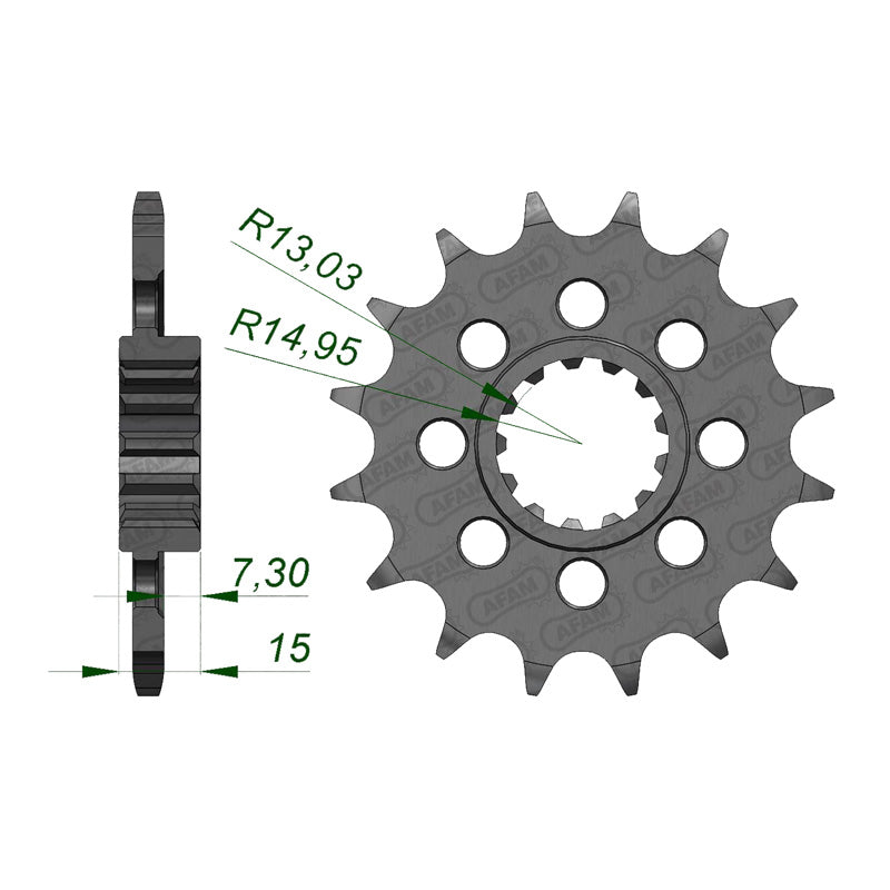 Afam AFAM Front Sprocket 520P 16T - (166801-16)