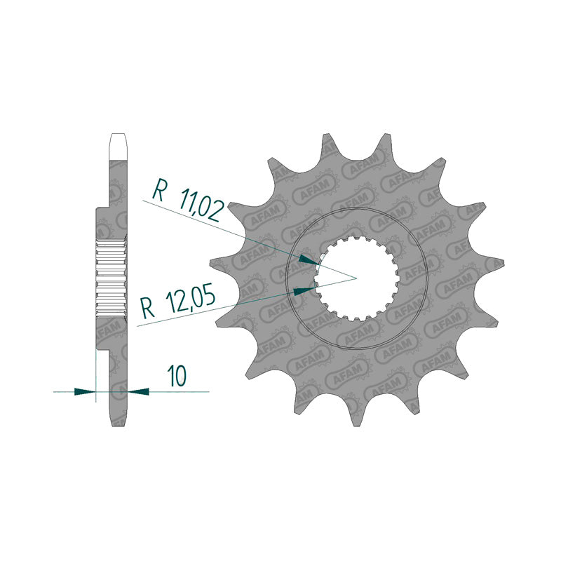 Afam AFAM Front Sprocket 520P 15T - (61301-15)
