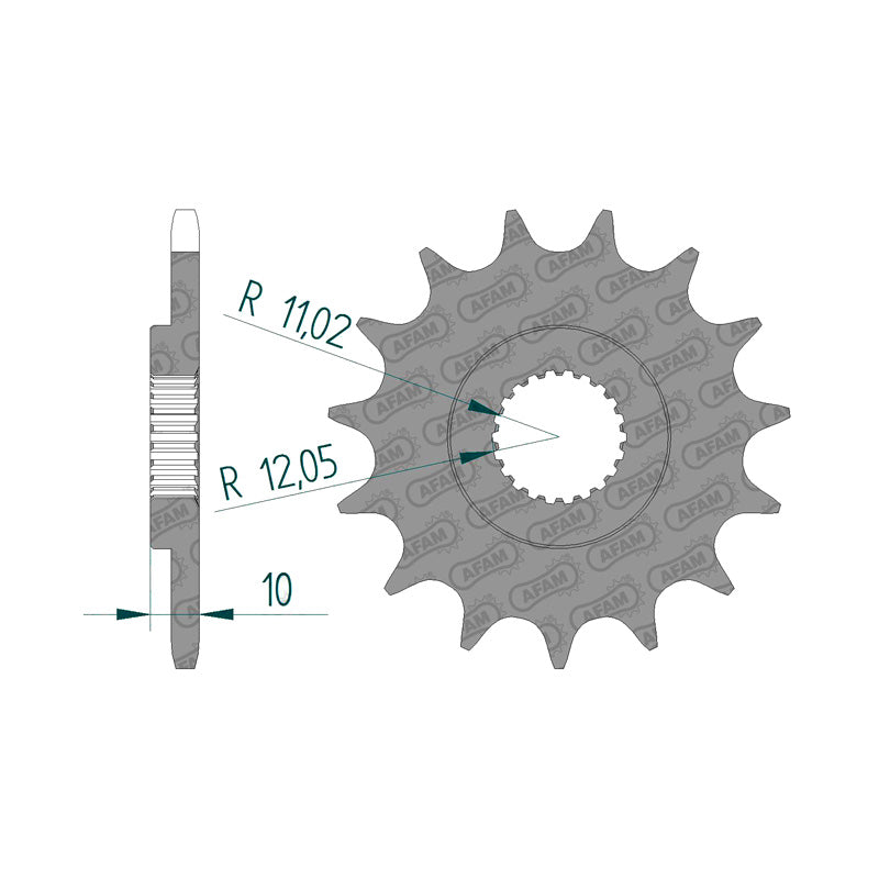 Afam AFAM Front Sprocket 520P 16T - (61301-16)