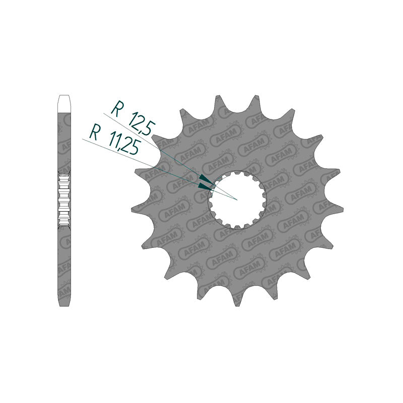 Afam AFAM Front Sprocket 520P 17T - (88803-17)