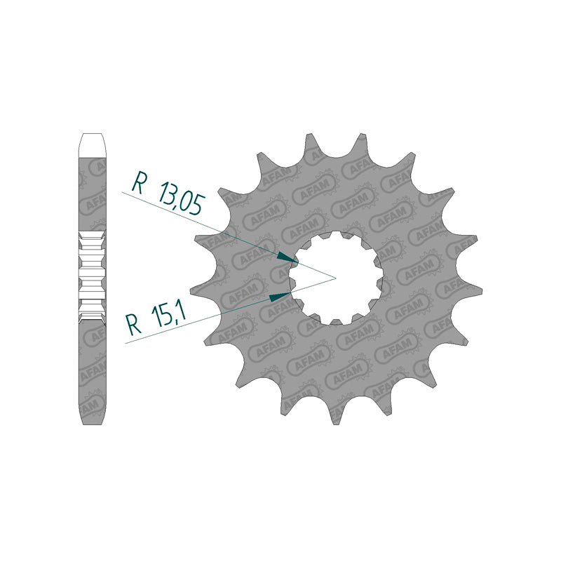 Afam AFAM Front Sprocket 530P 18T - (88800-18)