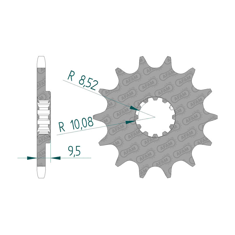 Afam AFAM Front Sprocket 420P 13T - (94120-13)