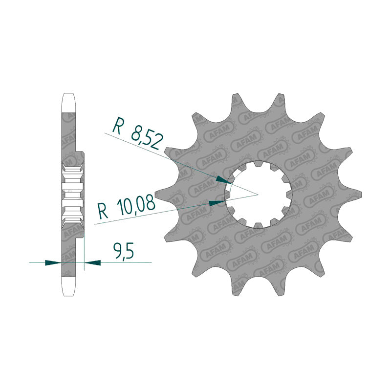 Afam AFAM Front Sprocket 420P 14T - (94120-14)