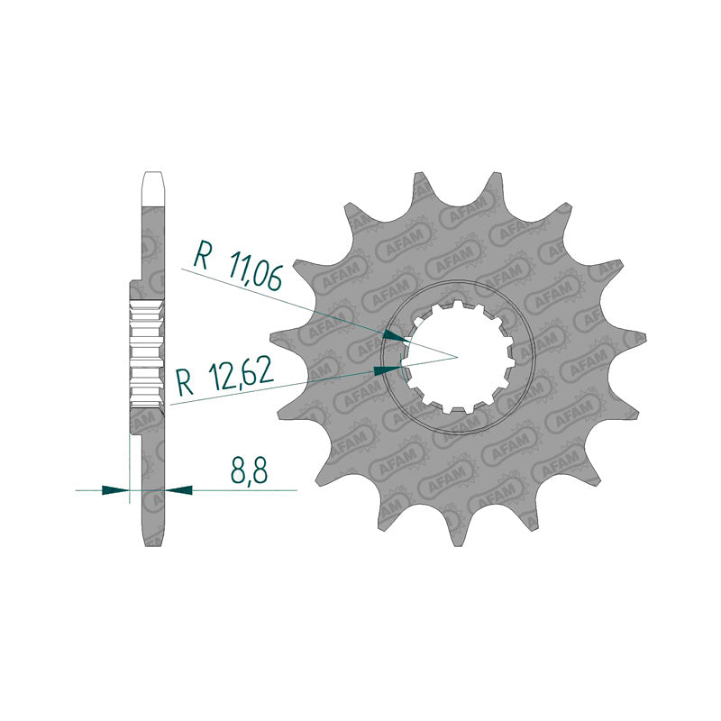 Afam AFAM Front Sprocket 520P 13T - (73301-13)