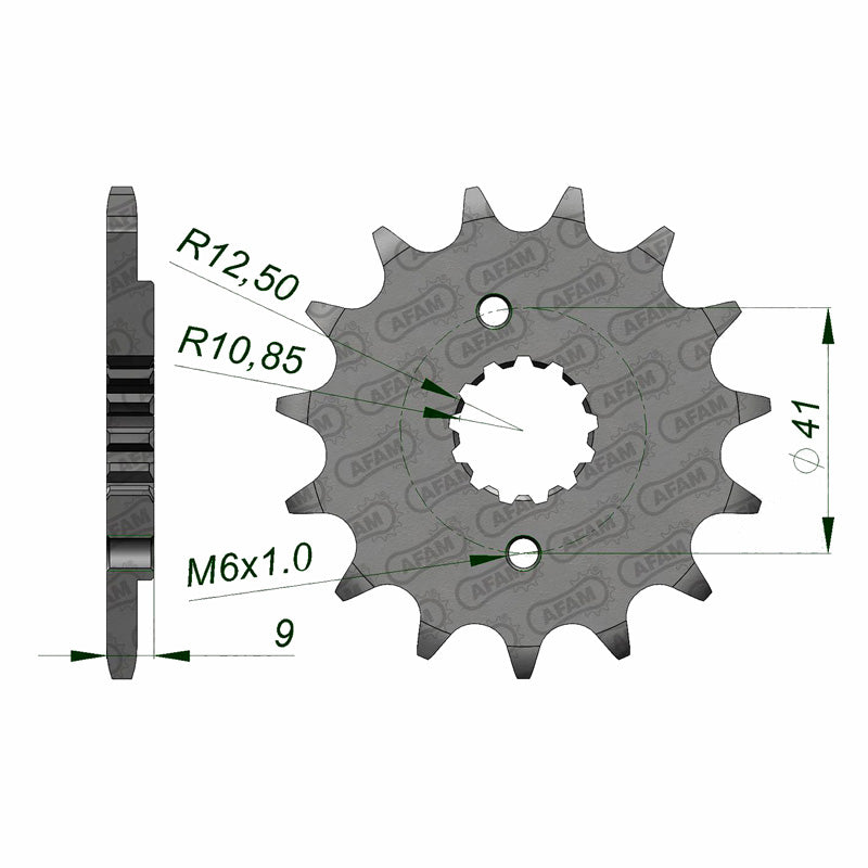 Afam AFAM Front Sprocket 520P 14T - (20510-14)