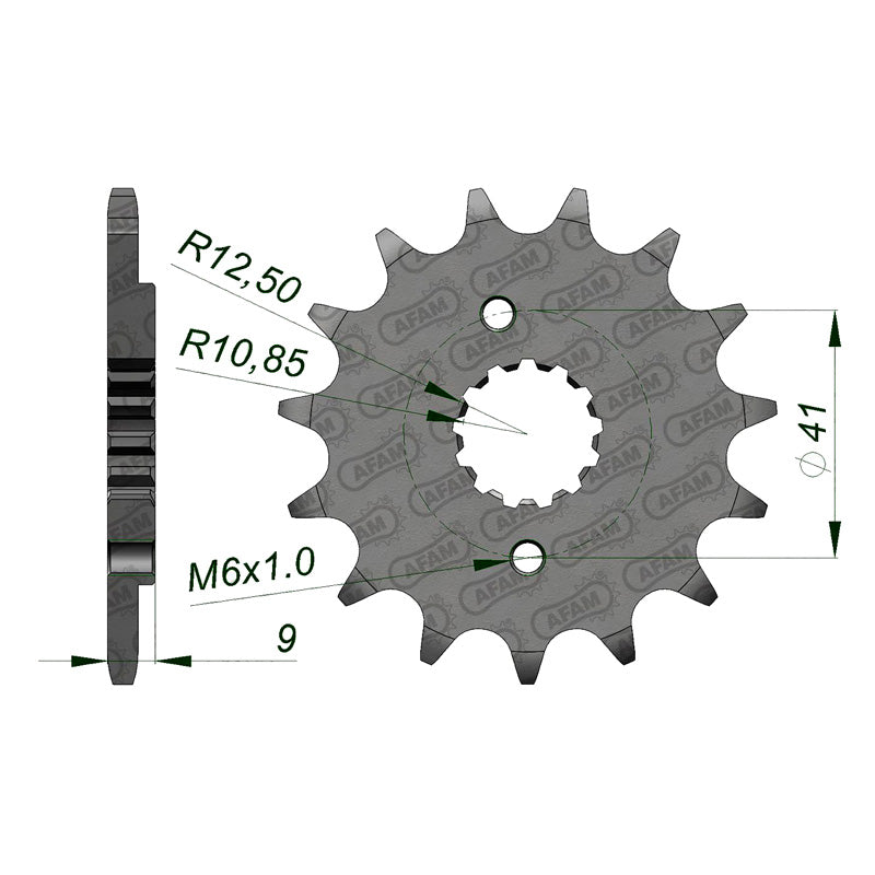 Afam AFAM Front Sprocket 520P 15T - (20510-15)