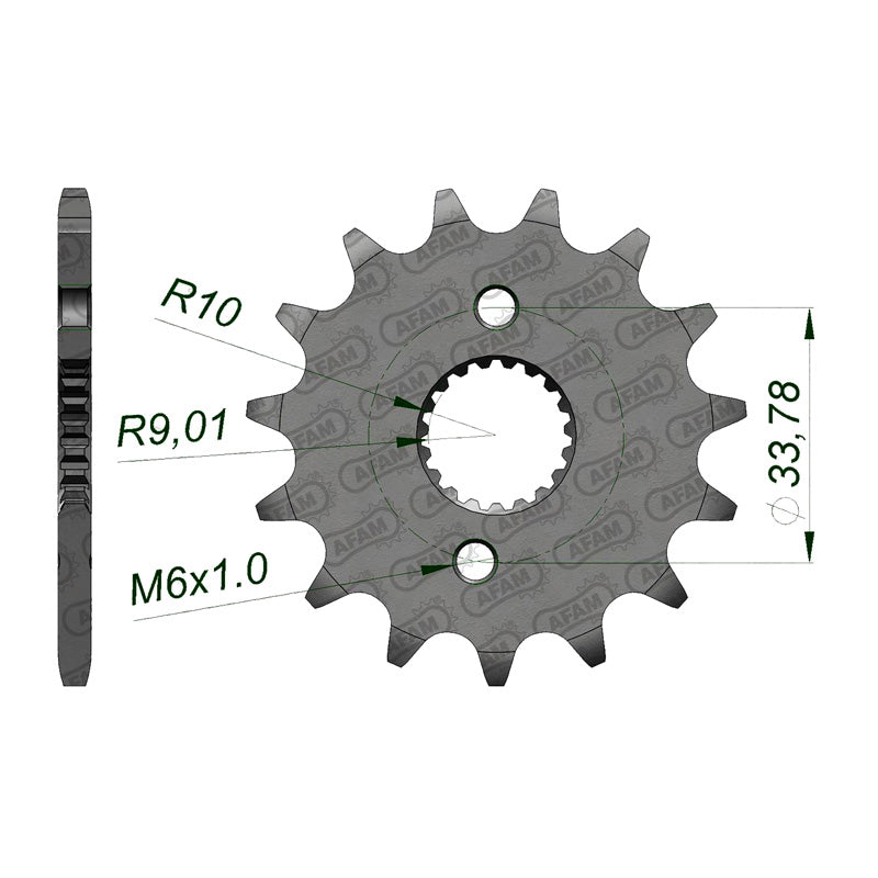 Afam AFAM Front Sprocket 420P 15T - (20211-15)