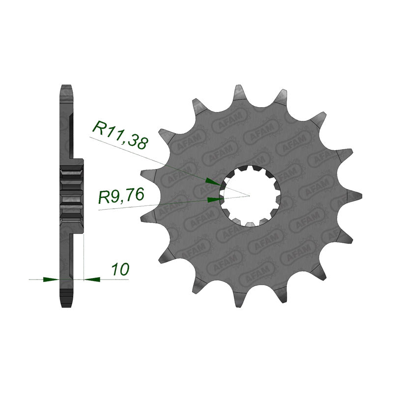 Afam AFAM Front Sprocket 520P 15T - (22303-15)