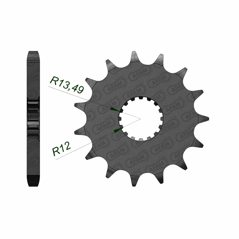 Afam AFAM Front Sprocket 530P 17T - (22900-17)