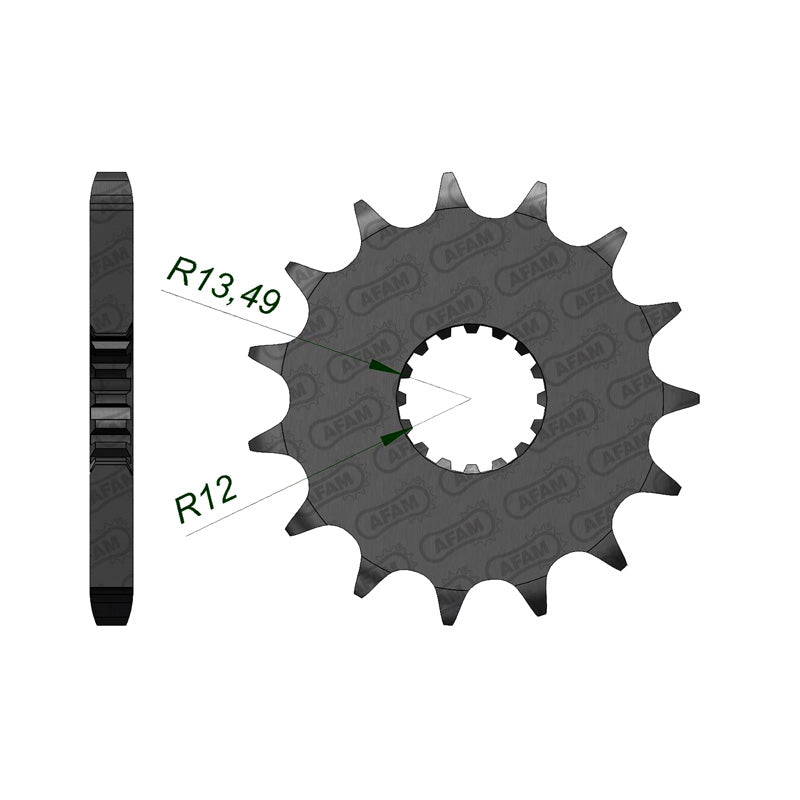 Afam AFAM Front Sprocket 530P 18T - (22900-18)