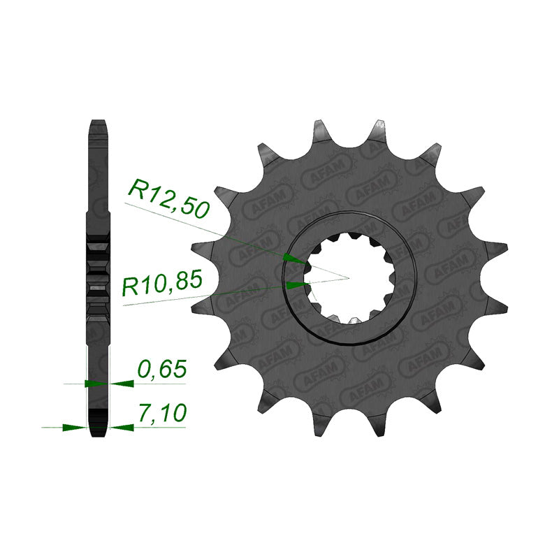 Afam AFAM Front Sprocket 520P 15T - (21601-15)