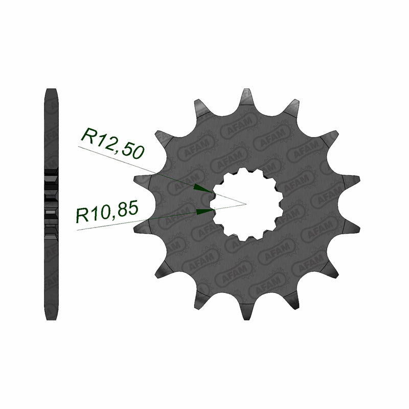 Afam AFAM Front Sprocket 520P 14T - (27500-14)