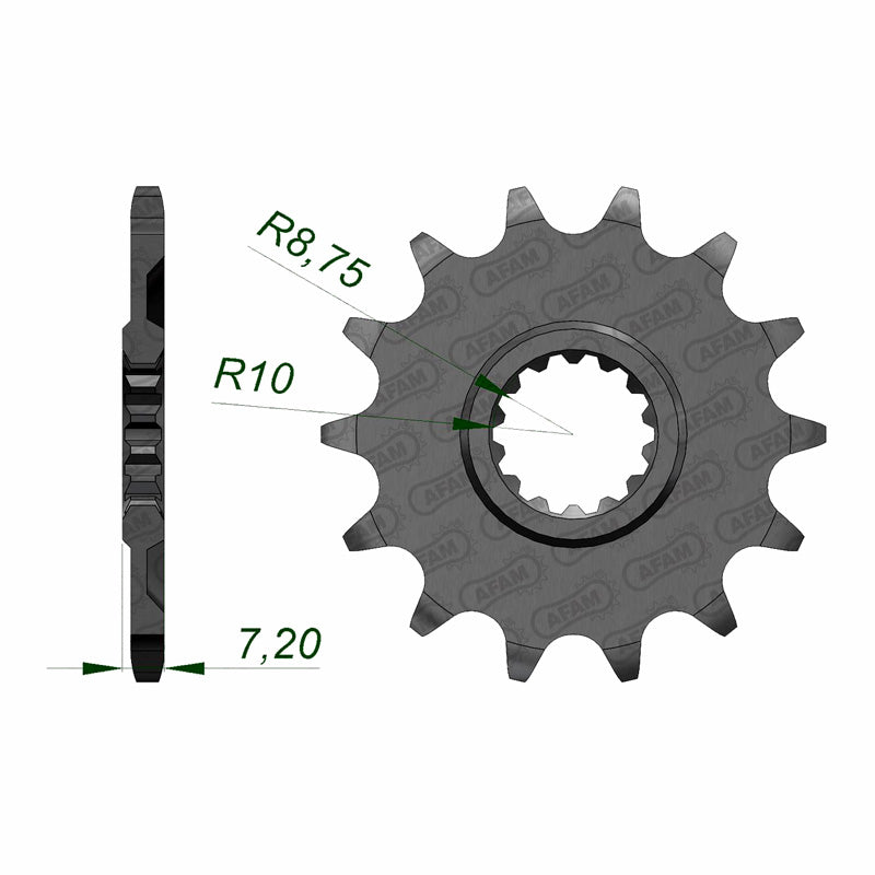 Afam AFAM Front Sprocket 420P 14T - (21108-14)