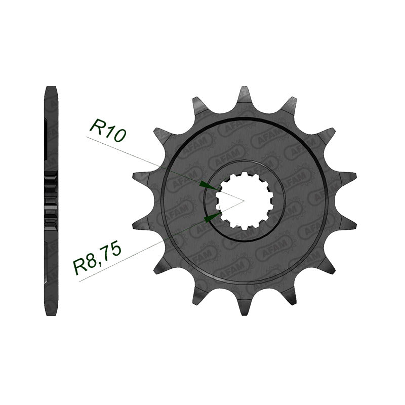Afam AFAM Front Sprocket 520P 14T - (21203-14)