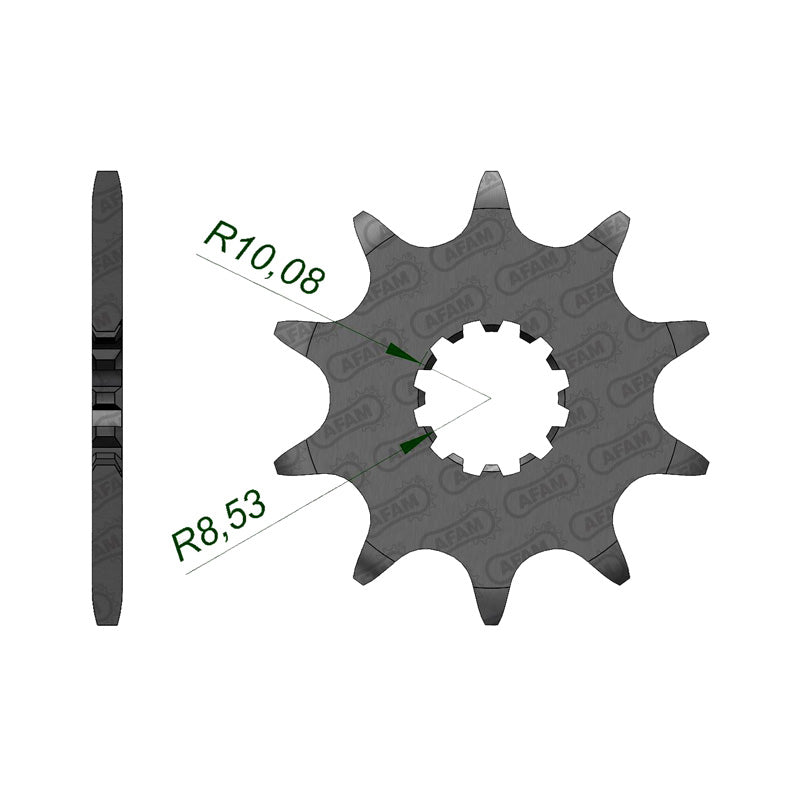 Afam AFAM Front Sprocket 520P 9T - (40300-09)