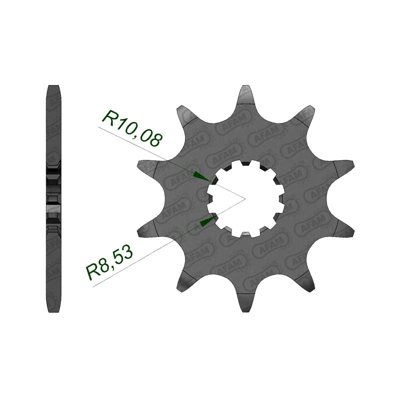 Afam AFAM Front Sprocket 520P 10T - (40300-10)