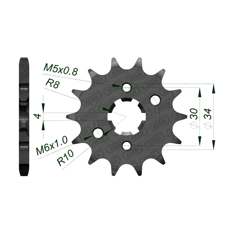 Afam AFAM Front Sprocket 428P 13T - (21207-13)