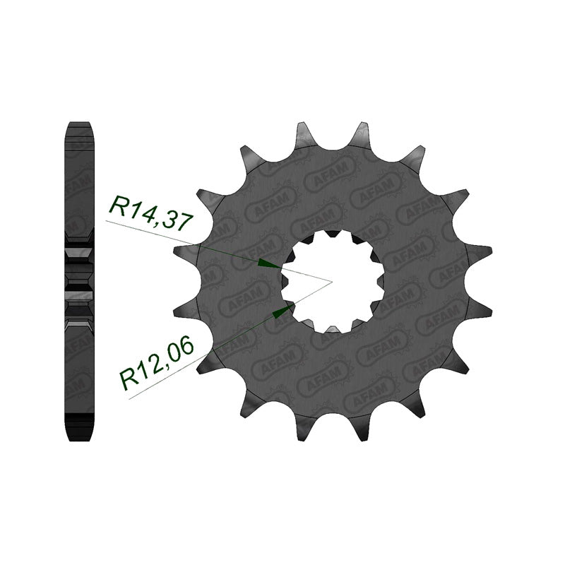Afam AFAM Front Sprocket 530P 17T - (24601-17)