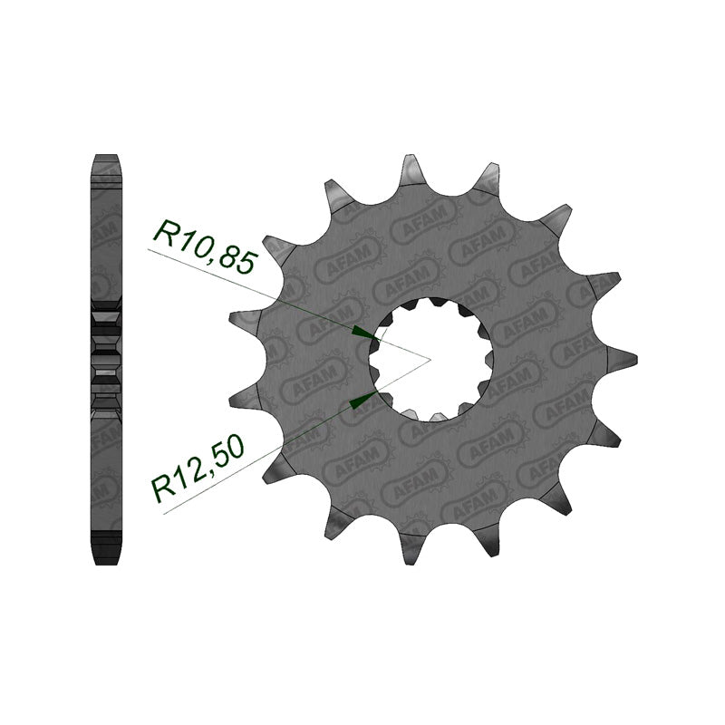 Afam AFAM Front Sprocket 525P 16T - (28401-16)