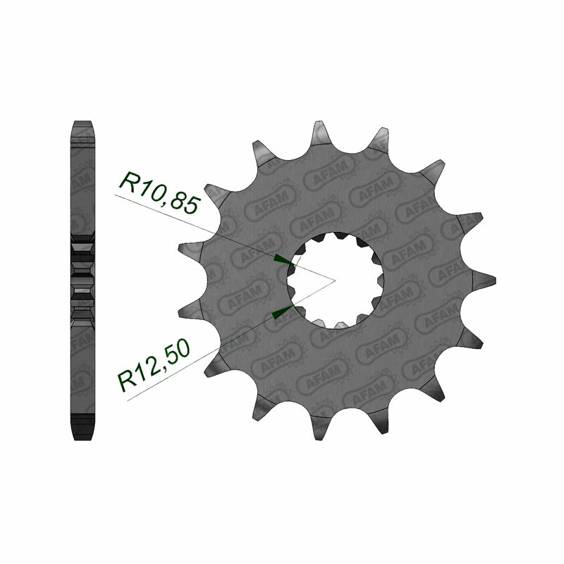 Afam AFAM Front Sprocket 525P 14T - (28401-14)