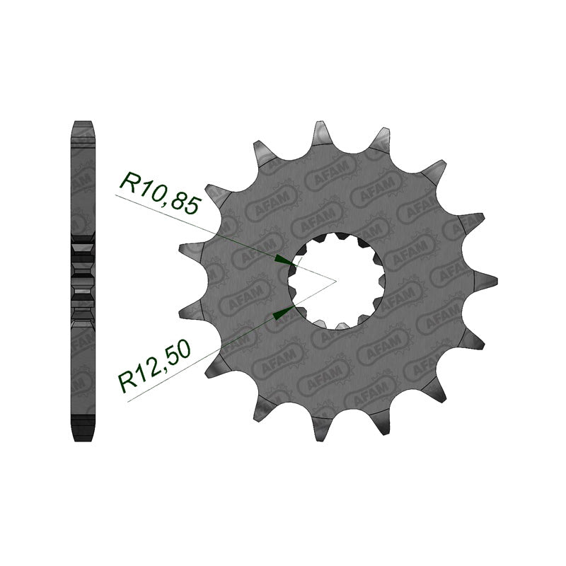 Afam AFAM Front Sprocket 525P 17T - (28401-17)