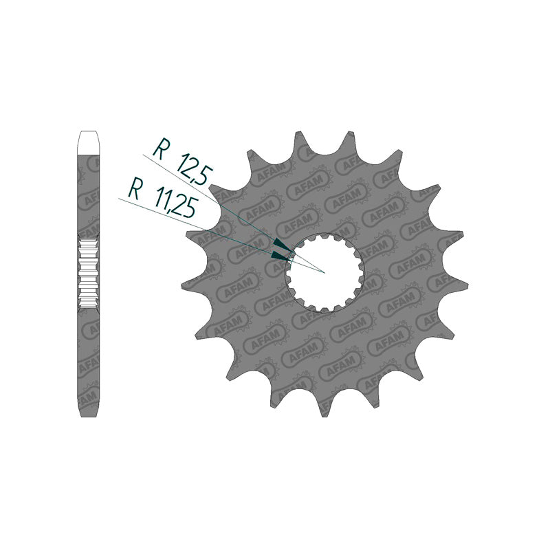 Afam AFAM Front Sprocket 525P 17T - (88900-17)