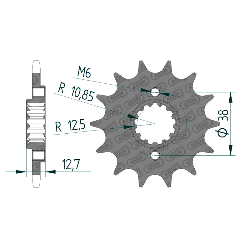 Afam AFAM Front Sprocket 520P 15T - (24505-15)