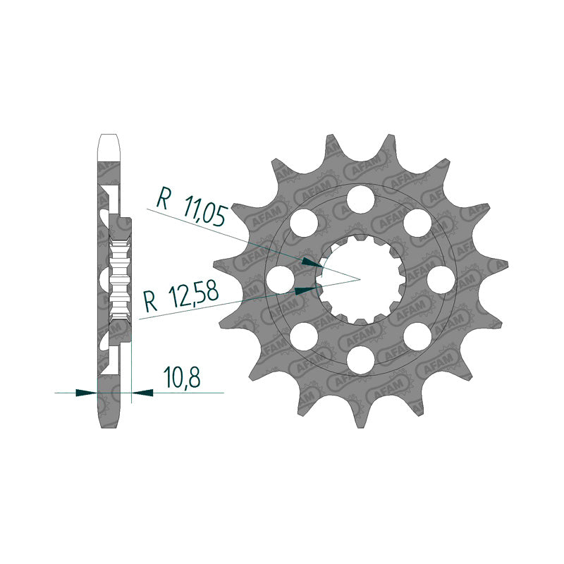 Afam AFAM Front Sprocket 525P 15T - (94807-15)