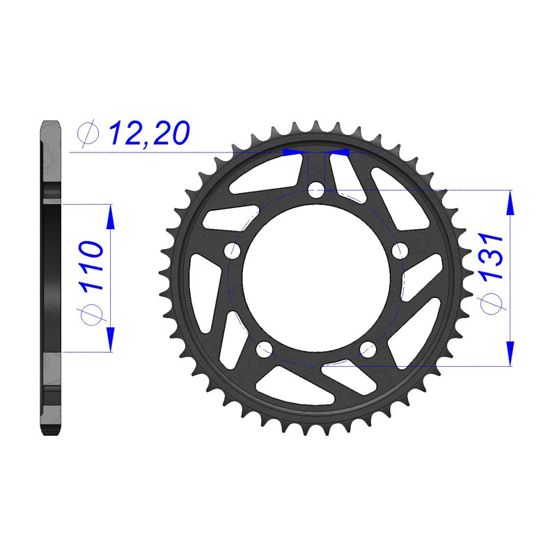 Afam AFAM Rear Sprocket Alum. 520P 48T - (165801-48)