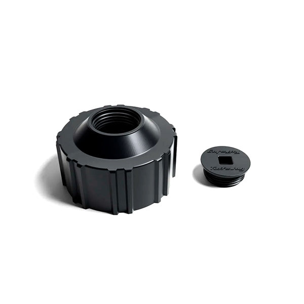 TuffJugs Standard CAP W/center Plug BK