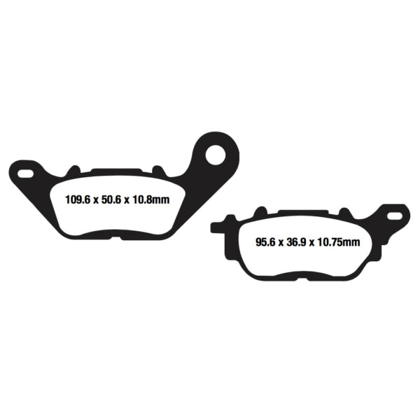 EBC Double-H Superbike Brake Pad - FA662HH EBC BRAKE