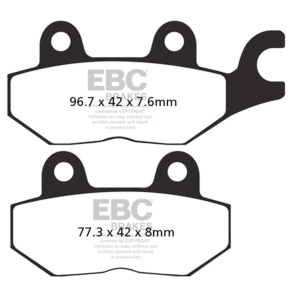 EBC Double-H Superbike Brake Pad - FA215HH EBC BRAKE SHOES