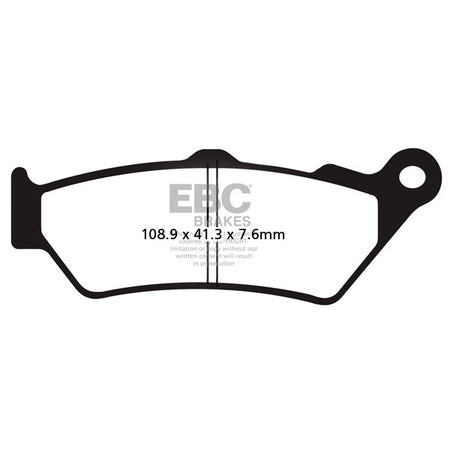EBC Double-H Superbike Brake Pad - EPFA209/2HH EBC BRAKE