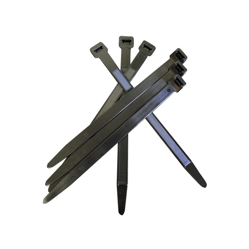 Helix BLACK SUPER DUTY TIES 20" 6PCS 250LB