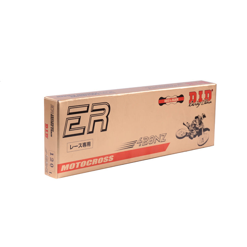 D.I.D 428NZ-120L GOLD & BLACK CHAIN W/PRESS-FIT LINK