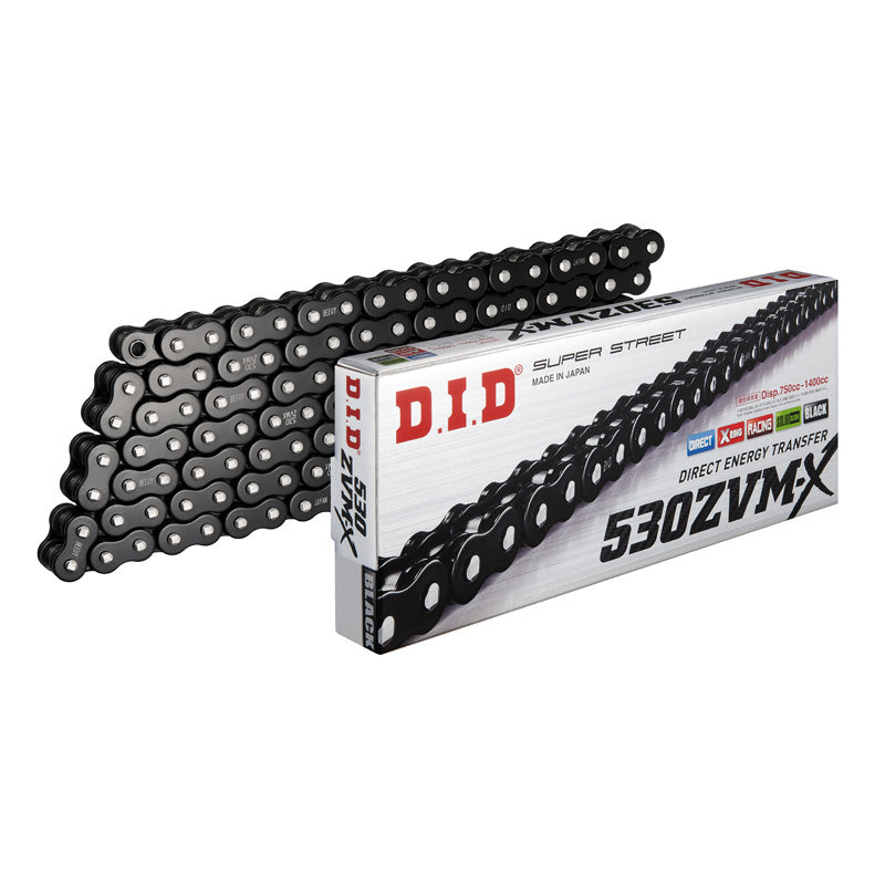 D.I.D 530ZVMX CHAIN 124L (BLACK)