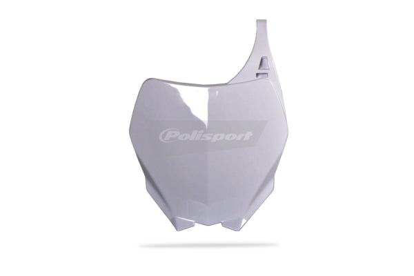 Polisport Number Plate YZ125 / 250 / White