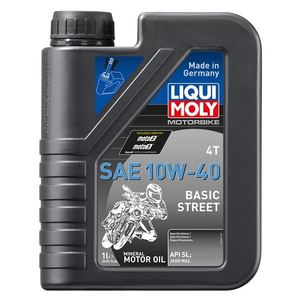 LiquiMoly OIL 4T SAE 10W40 Basic STR Mral 1L