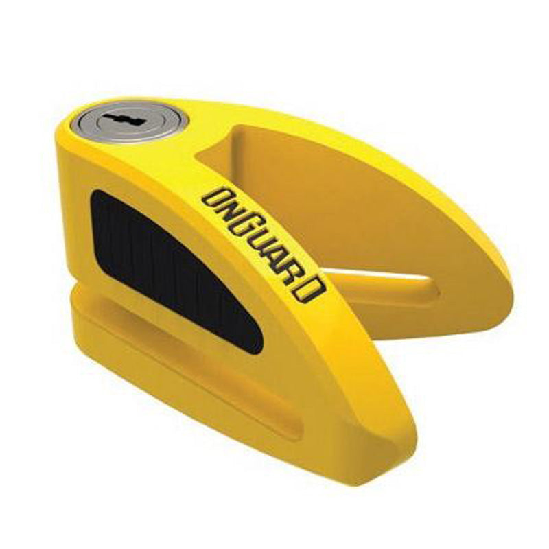 Onguard BOXER 8051 STAPLER STYLE DISC LOCK - 5.5MM PIN YELLOW