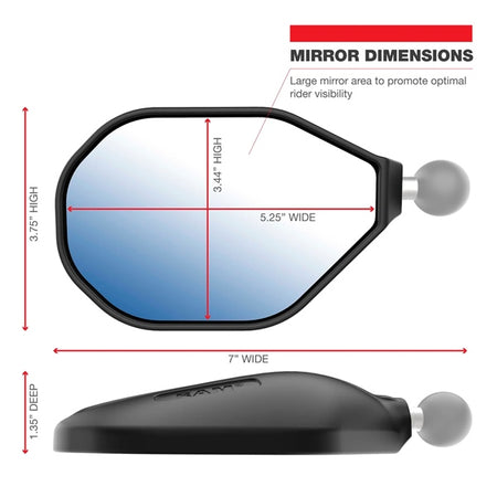 RamMount Mirror Tough-Mirror - Left