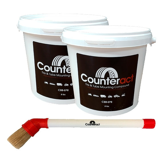 CounterAct Tire Tube Mounting Paste 8LB QTY2