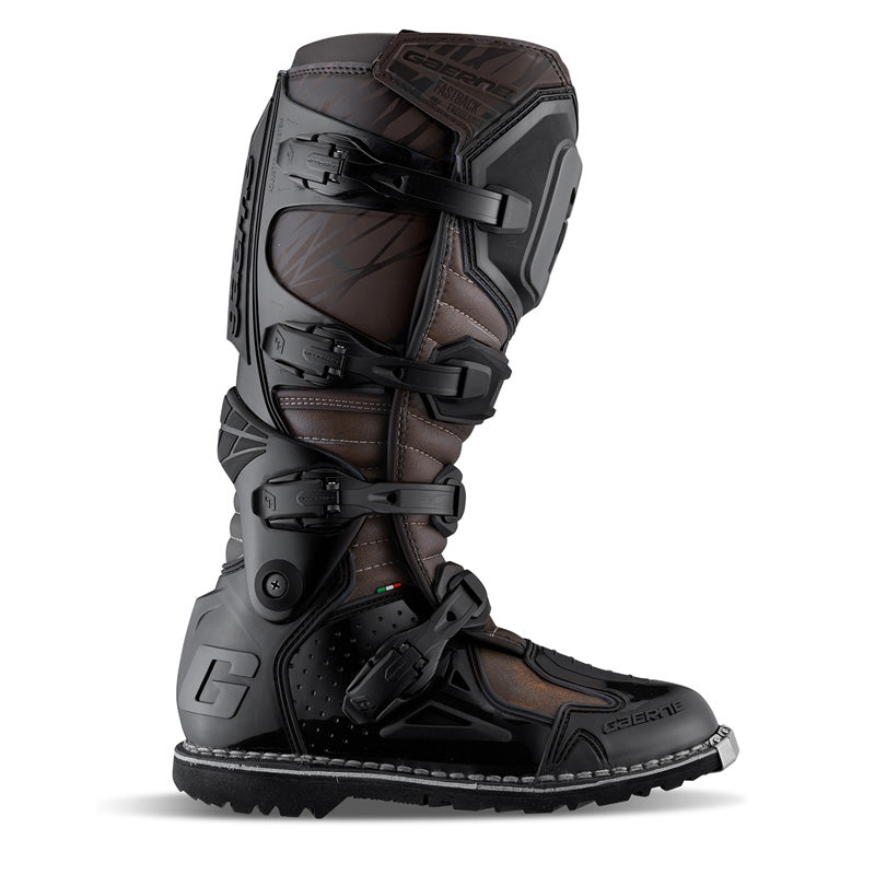 Gaerne FASTBACK ENDURANCE MX BOOTS - Black/Maroon