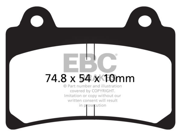 EBC FA123V Brake PAD FT
