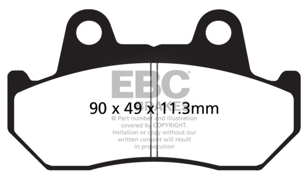 EBC FA69/3V Brake PAD Ft/rr